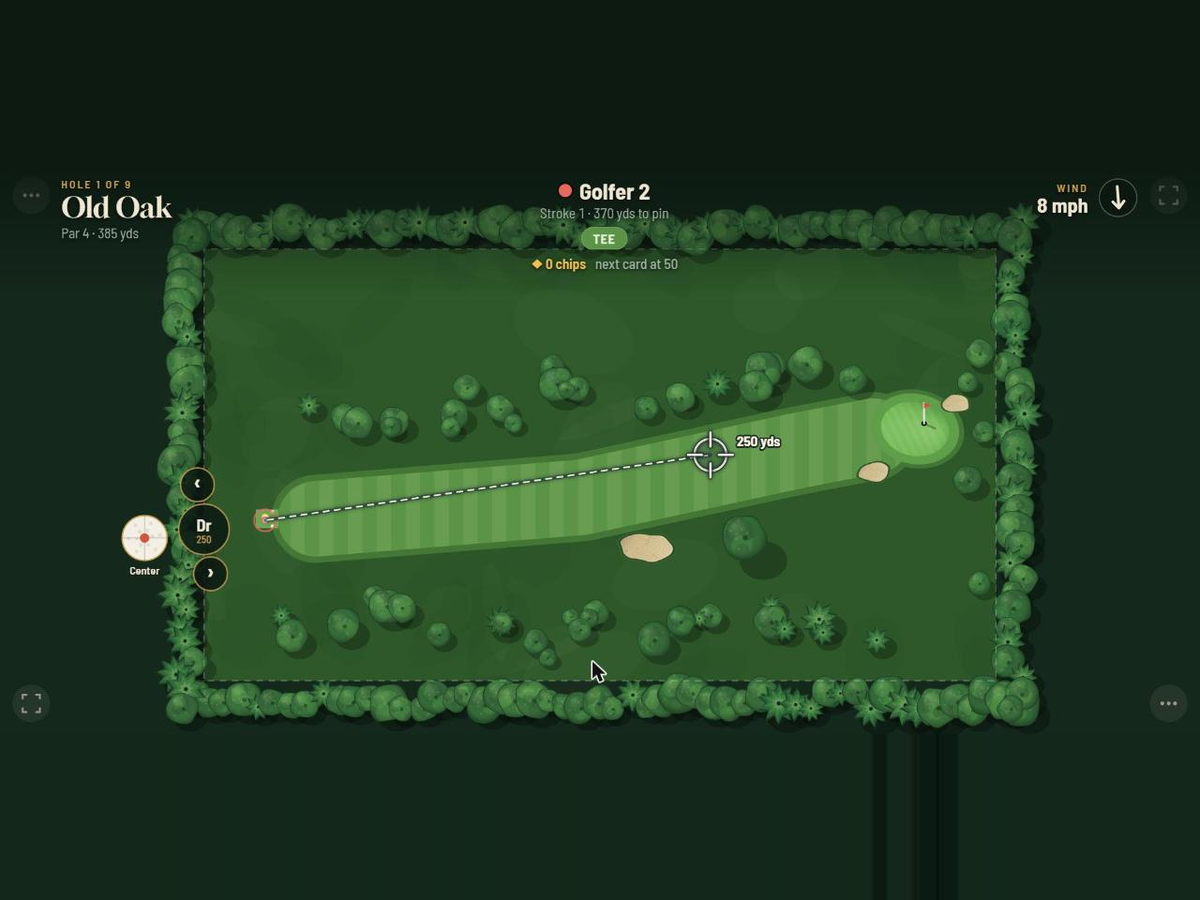 Linkside Golf on the table